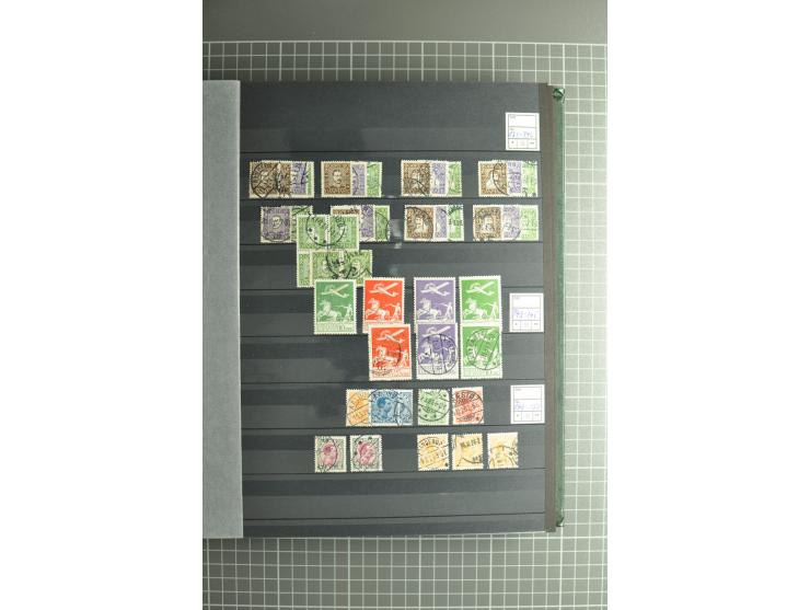 1851/2004, postfrische, ungebrauchte und gestempelte Sammlung mit guten Werten und Sätzen, Dienst, Porto, Postfähre (mit Mi.-