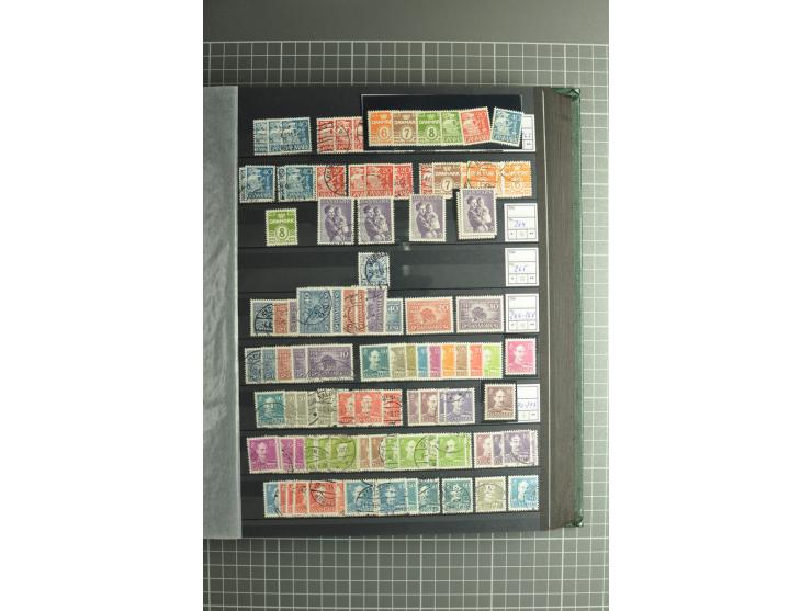 1851/2004, postfrische, ungebrauchte und gestempelte Sammlung mit guten Werten und Sätzen, Dienst, Porto, Postfähre (mit Mi.-