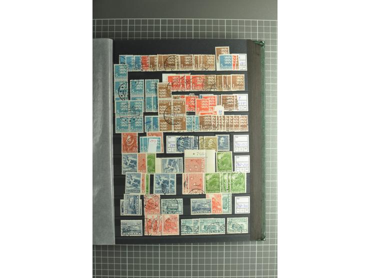 1851/2004, postfrische, ungebrauchte und gestempelte Sammlung mit guten Werten und Sätzen, Dienst, Porto, Postfähre (mit Mi.-