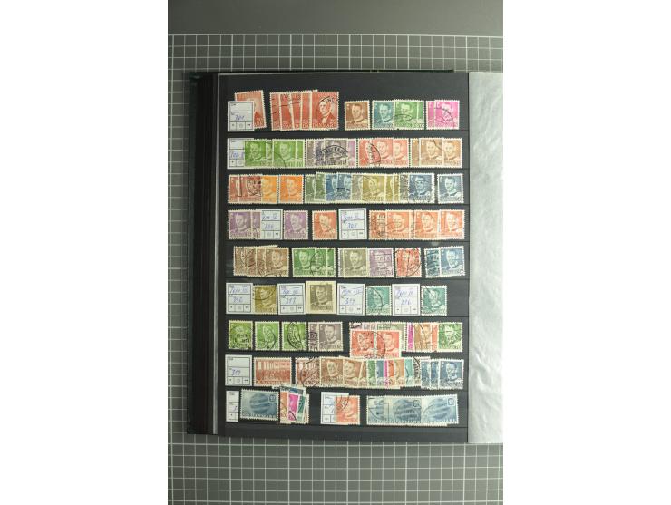1851/2004, postfrische, ungebrauchte und gestempelte Sammlung mit guten Werten und Sätzen, Dienst, Porto, Postfähre (mit Mi.-