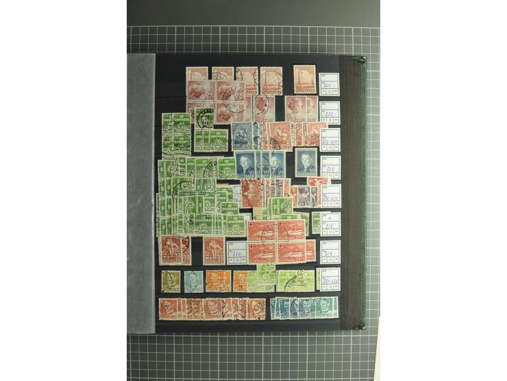 1851/2004, postfrische, ungebrauchte und gestempelte Sammlung mit guten Werten und Sätzen, Dienst, Porto, Postfähre (mit Mi.-
