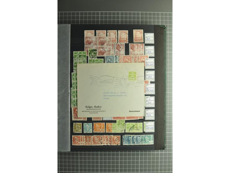 1851/2004, postfrische, ungebrauchte und gestempelte Sammlung mit guten Werten und Sätzen, Dienst, Porto, Postfähre (mit Mi.-