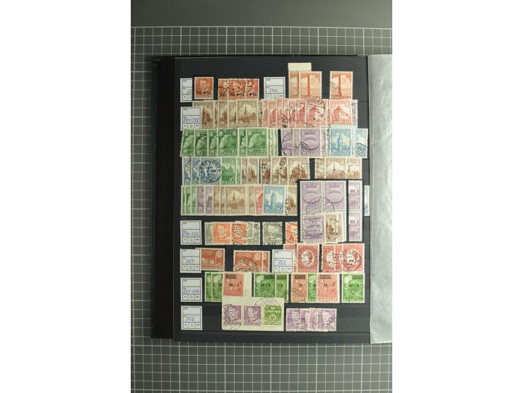 1851/2004, postfrische, ungebrauchte und gestempelte Sammlung mit guten Werten und Sätzen, Dienst, Porto, Postfähre (mit Mi.-
