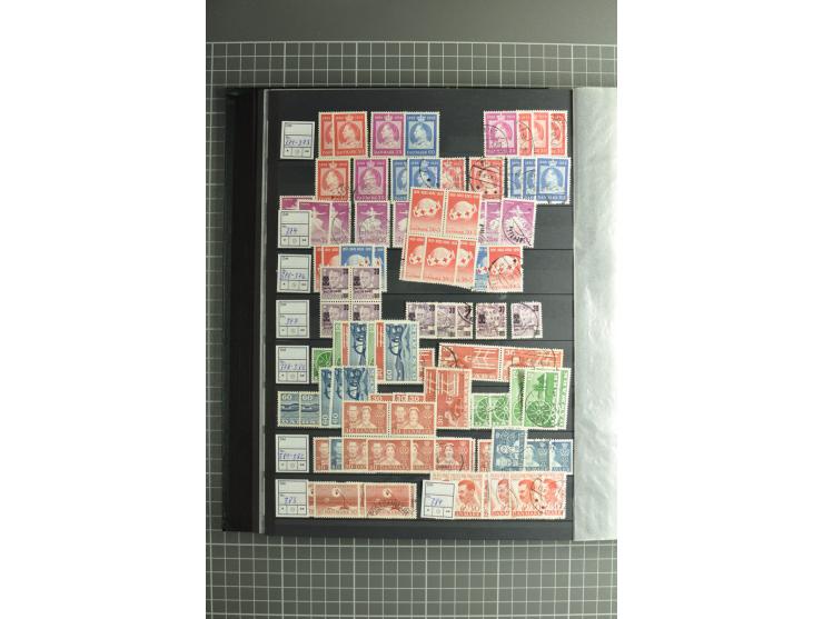 1851/2004, postfrische, ungebrauchte und gestempelte Sammlung mit guten Werten und Sätzen, Dienst, Porto, Postfähre (mit Mi.-