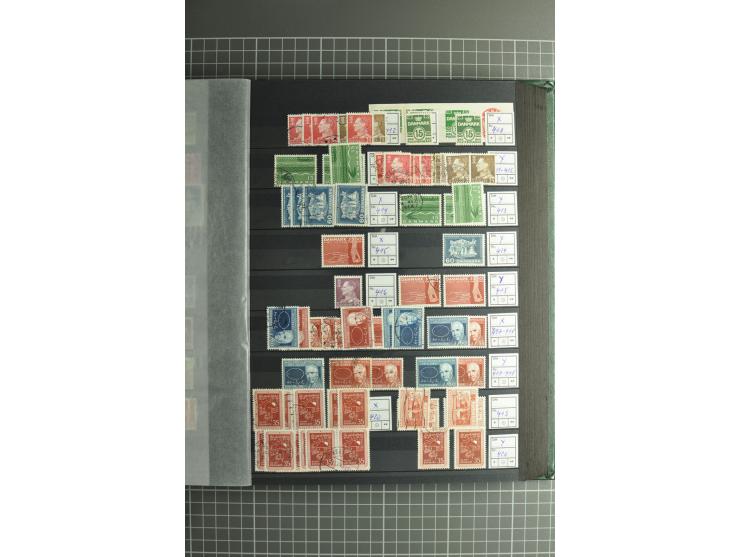 1851/2004, postfrische, ungebrauchte und gestempelte Sammlung mit guten Werten und Sätzen, Dienst, Porto, Postfähre (mit Mi.-