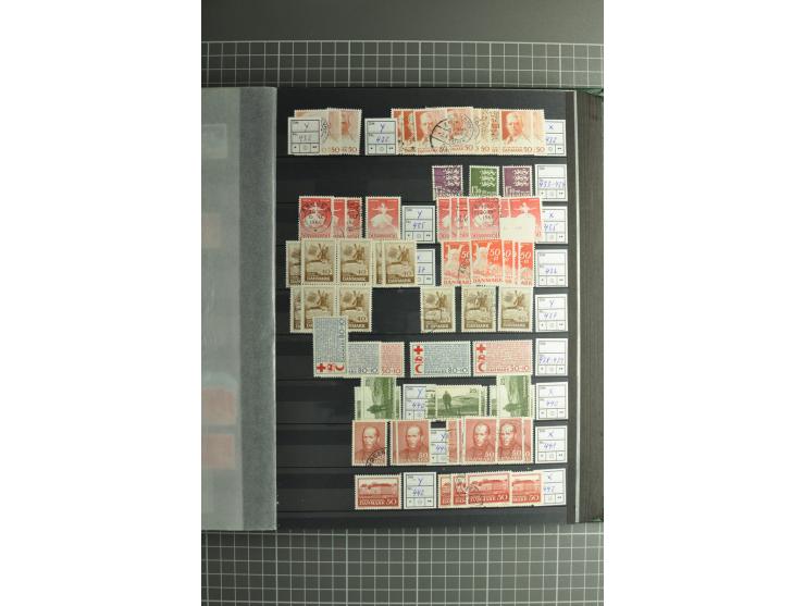 1851/2004, postfrische, ungebrauchte und gestempelte Sammlung mit guten Werten und Sätzen, Dienst, Porto, Postfähre (mit Mi.-