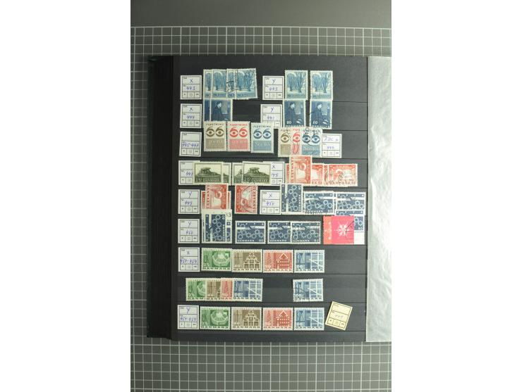 1851/2004, postfrische, ungebrauchte und gestempelte Sammlung mit guten Werten und Sätzen, Dienst, Porto, Postfähre (mit Mi.-