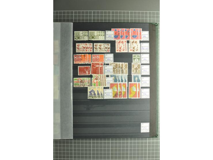 1851/2004, postfrische, ungebrauchte und gestempelte Sammlung mit guten Werten und Sätzen, Dienst, Porto, Postfähre (mit Mi.-