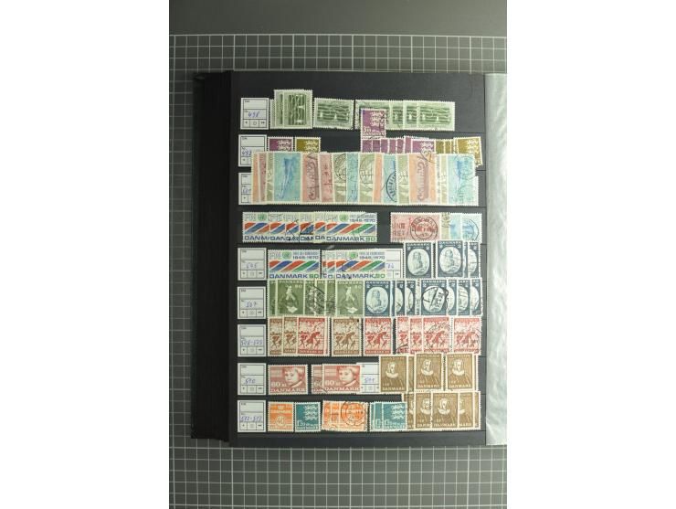 1851/2004, postfrische, ungebrauchte und gestempelte Sammlung mit guten Werten und Sätzen, Dienst, Porto, Postfähre (mit Mi.-