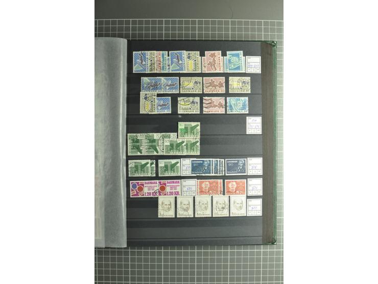1851/2004, postfrische, ungebrauchte und gestempelte Sammlung mit guten Werten und Sätzen, Dienst, Porto, Postfähre (mit Mi.-