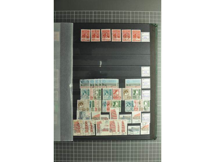 1851/2004, postfrische, ungebrauchte und gestempelte Sammlung mit guten Werten und Sätzen, Dienst, Porto, Postfähre (mit Mi.-