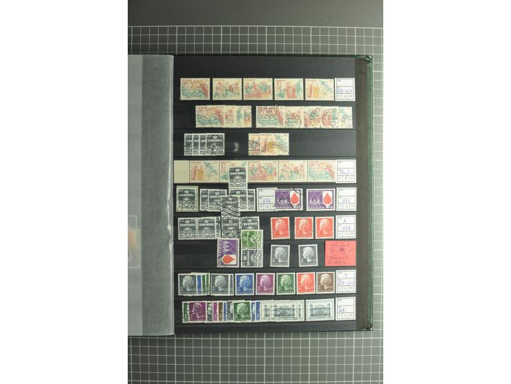 1851/2004, postfrische, ungebrauchte und gestempelte Sammlung mit guten Werten und Sätzen, Dienst, Porto, Postfähre (mit Mi.-