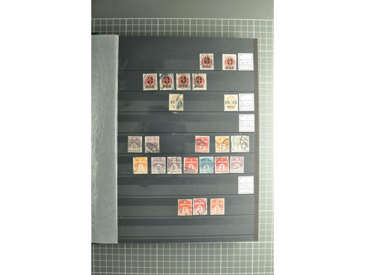 1851/2004, postfrische, ungebrauchte und gestempelte Sammlung mit guten Werten und Sätzen, Dienst, Porto, Postfähre (mit Mi.-