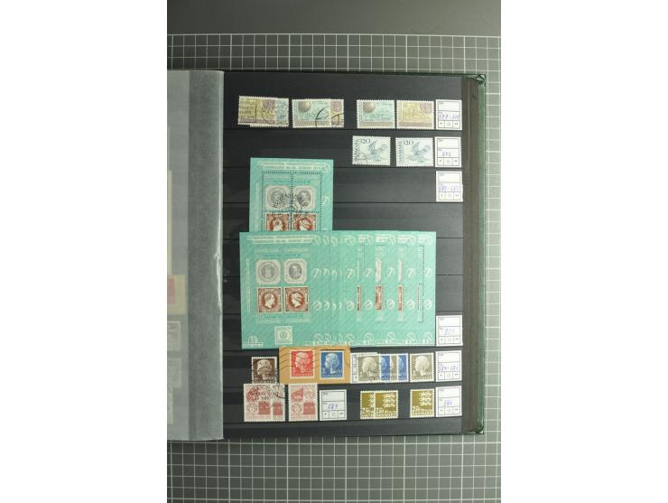 1851/2004, postfrische, ungebrauchte und gestempelte Sammlung mit guten Werten und Sätzen, Dienst, Porto, Postfähre (mit Mi.-
