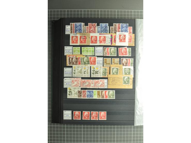 1851/2004, postfrische, ungebrauchte und gestempelte Sammlung mit guten Werten und Sätzen, Dienst, Porto, Postfähre (mit Mi.-