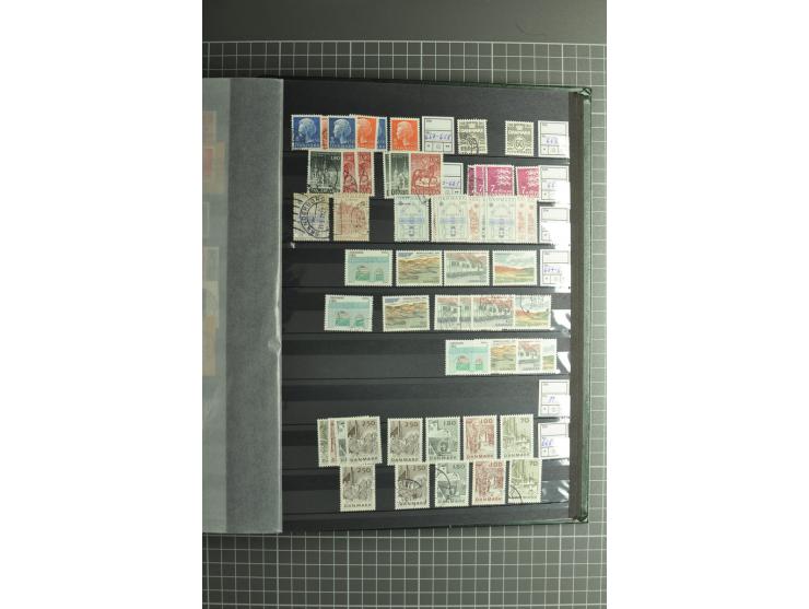 1851/2004, postfrische, ungebrauchte und gestempelte Sammlung mit guten Werten und Sätzen, Dienst, Porto, Postfähre (mit Mi.-
