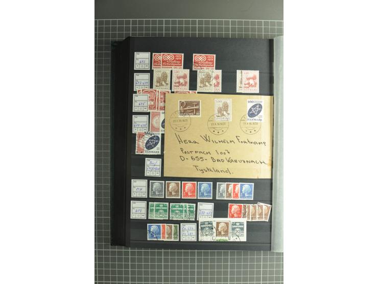 1851/2004, postfrische, ungebrauchte und gestempelte Sammlung mit guten Werten und Sätzen, Dienst, Porto, Postfähre (mit Mi.-