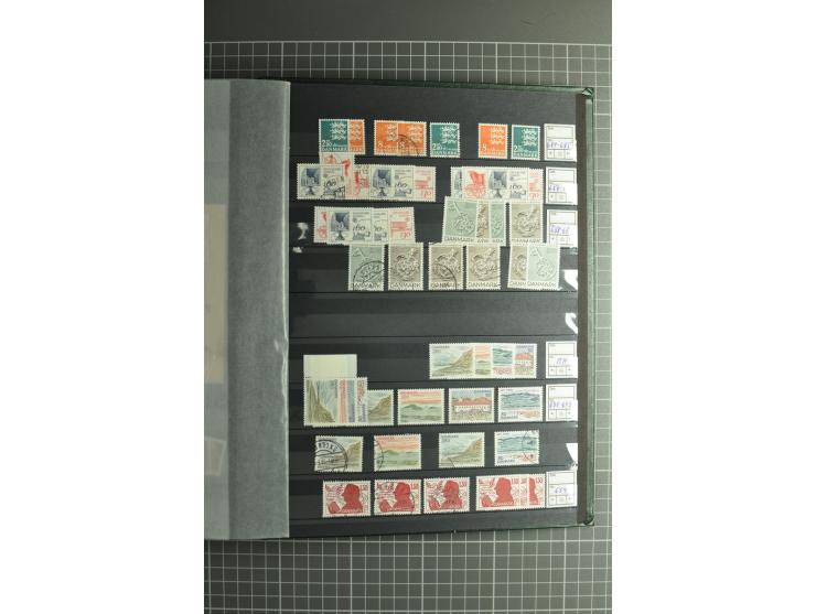 1851/2004, postfrische, ungebrauchte und gestempelte Sammlung mit guten Werten und Sätzen, Dienst, Porto, Postfähre (mit Mi.-