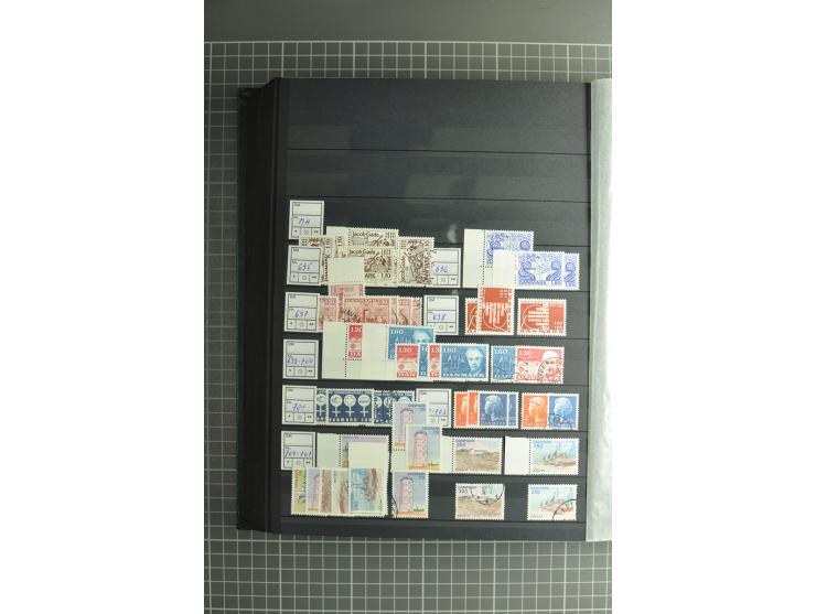 1851/2004, postfrische, ungebrauchte und gestempelte Sammlung mit guten Werten und Sätzen, Dienst, Porto, Postfähre (mit Mi.-