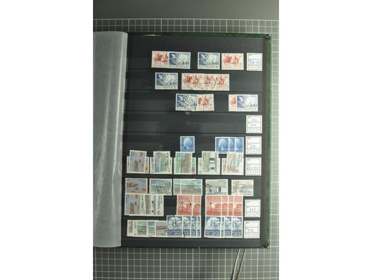 1851/2004, postfrische, ungebrauchte und gestempelte Sammlung mit guten Werten und Sätzen, Dienst, Porto, Postfähre (mit Mi.-