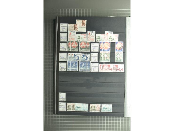 1851/2004, postfrische, ungebrauchte und gestempelte Sammlung mit guten Werten und Sätzen, Dienst, Porto, Postfähre (mit Mi.-