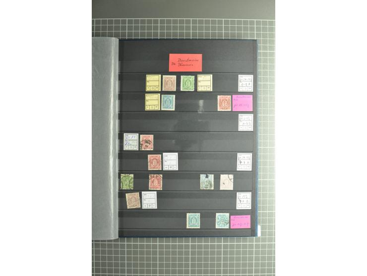 1851/2004, postfrische, ungebrauchte und gestempelte Sammlung mit guten Werten und Sätzen, Dienst, Porto, Postfähre (mit Mi.-