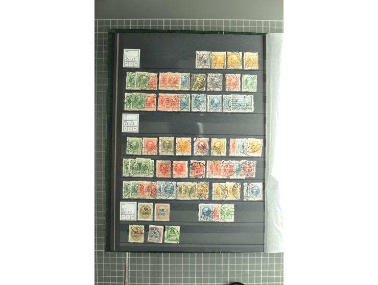 1851/2004, postfrische, ungebrauchte und gestempelte Sammlung mit guten Werten und Sätzen, Dienst, Porto, Postfähre (mit Mi.-