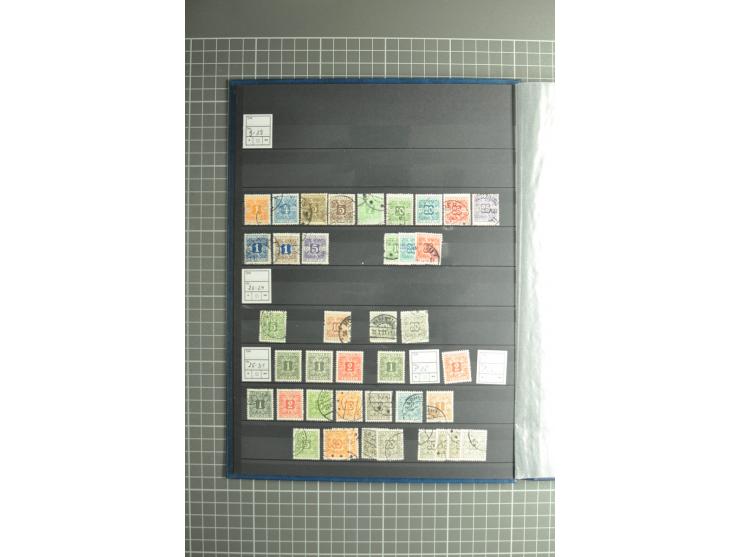 1851/2004, postfrische, ungebrauchte und gestempelte Sammlung mit guten Werten und Sätzen, Dienst, Porto, Postfähre (mit Mi.-