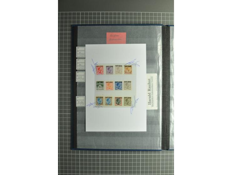 1851/2004, postfrische, ungebrauchte und gestempelte Sammlung mit guten Werten und Sätzen, Dienst, Porto, Postfähre (mit Mi.-