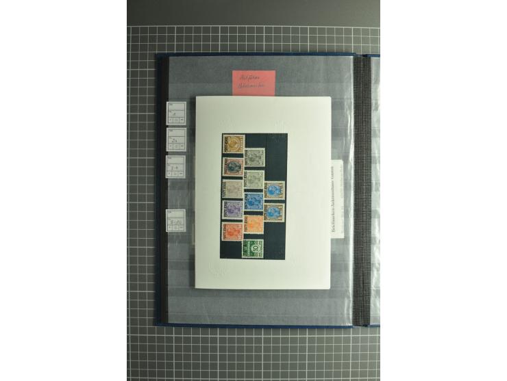 1851/2004, postfrische, ungebrauchte und gestempelte Sammlung mit guten Werten und Sätzen, Dienst, Porto, Postfähre (mit Mi.-
