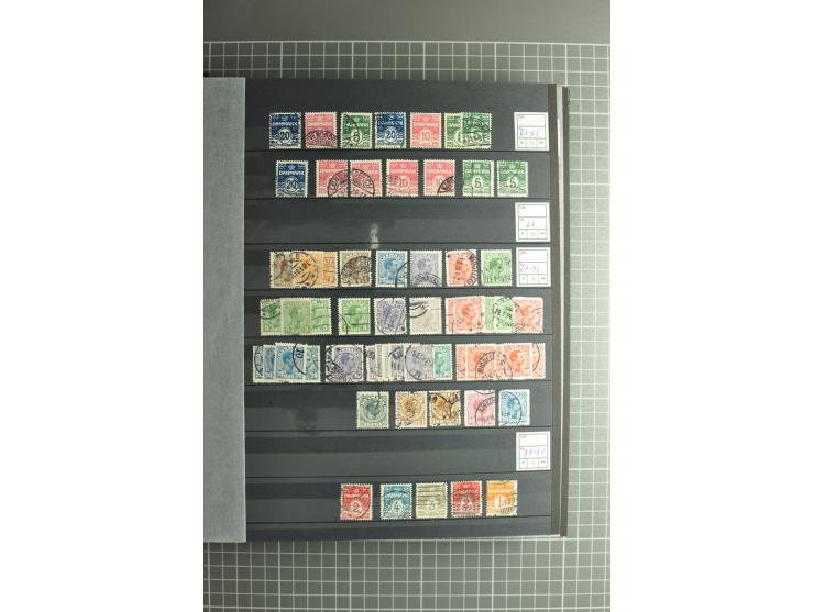 1851/2004, postfrische, ungebrauchte und gestempelte Sammlung mit guten Werten und Sätzen, Dienst, Porto, Postfähre (mit Mi.-