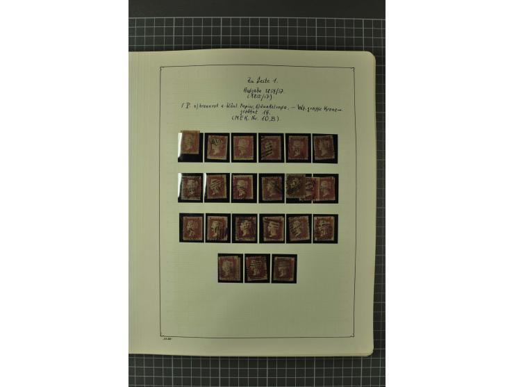 1840/1960, vorwiegend gestempelte Sammlung mit vielen guten Ausgaben, dabei Mi.-Nr. 1(3), 2 im Paar und als Dreierstreifen, M