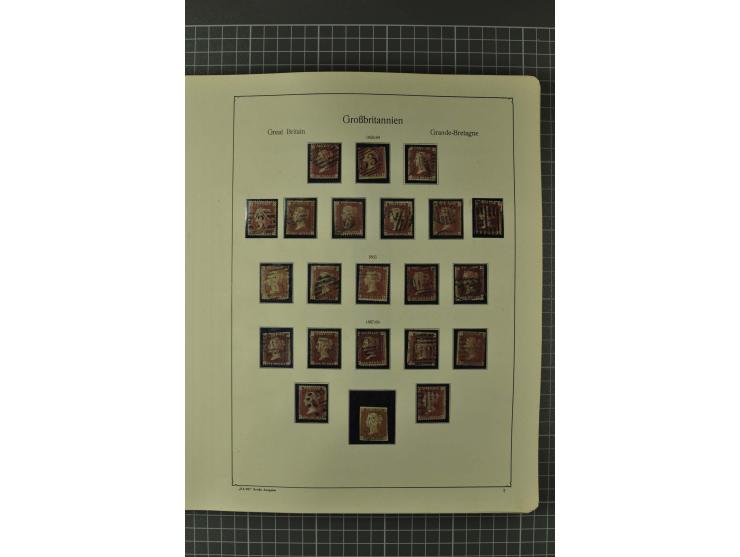 1840/1960, vorwiegend gestempelte Sammlung mit vielen guten Ausgaben, dabei Mi.-Nr. 1(3), 2 im Paar und als Dreierstreifen, M