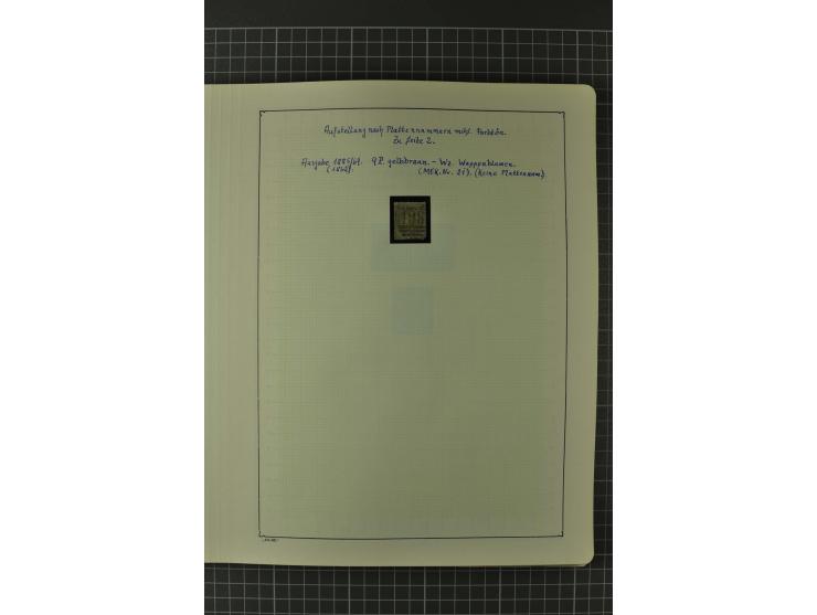 1840/1960, vorwiegend gestempelte Sammlung mit vielen guten Ausgaben, dabei Mi.-Nr. 1(3), 2 im Paar und als Dreierstreifen, M