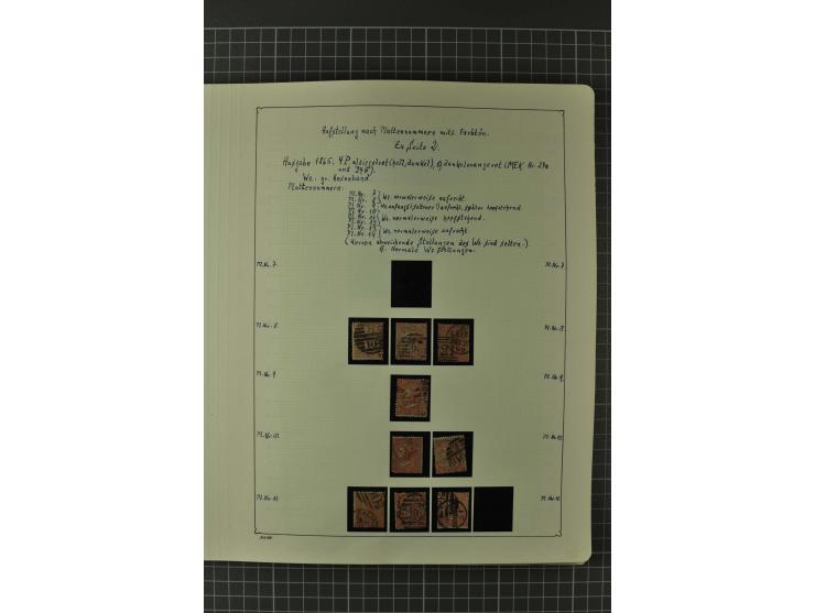 1840/1960, vorwiegend gestempelte Sammlung mit vielen guten Ausgaben, dabei Mi.-Nr. 1(3), 2 im Paar und als Dreierstreifen, M