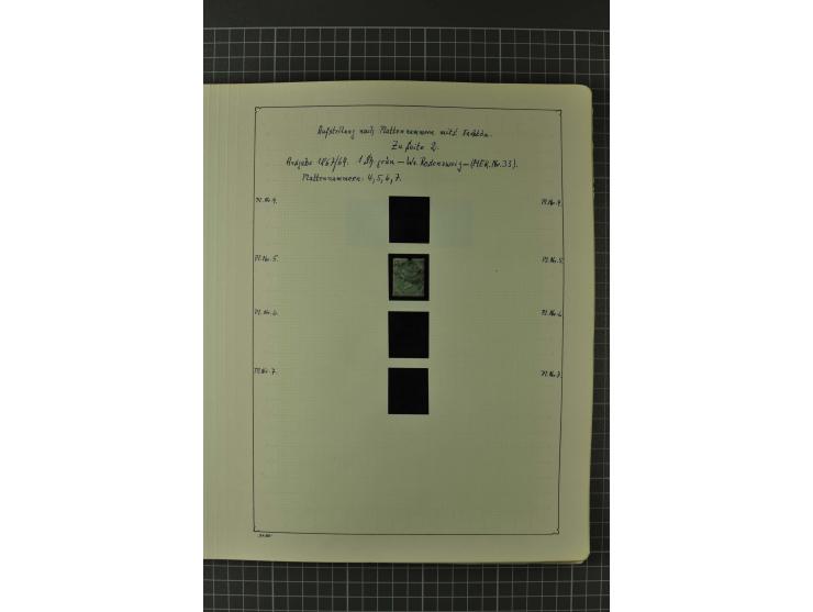 1840/1960, vorwiegend gestempelte Sammlung mit vielen guten Ausgaben, dabei Mi.-Nr. 1(3), 2 im Paar und als Dreierstreifen, M