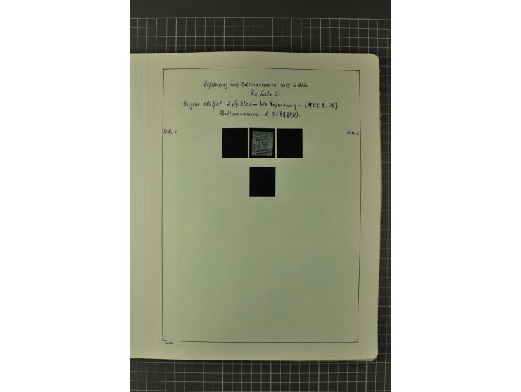 1840/1960, vorwiegend gestempelte Sammlung mit vielen guten Ausgaben, dabei Mi.-Nr. 1(3), 2 im Paar und als Dreierstreifen, M