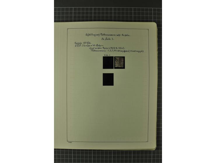 1840/1960, vorwiegend gestempelte Sammlung mit vielen guten Ausgaben, dabei Mi.-Nr. 1(3), 2 im Paar und als Dreierstreifen, M