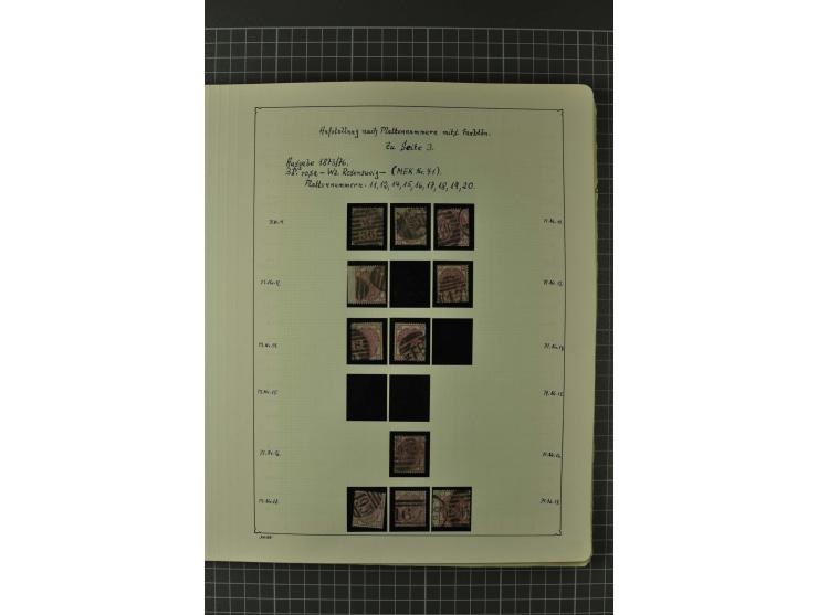1840/1960, vorwiegend gestempelte Sammlung mit vielen guten Ausgaben, dabei Mi.-Nr. 1(3), 2 im Paar und als Dreierstreifen, M
