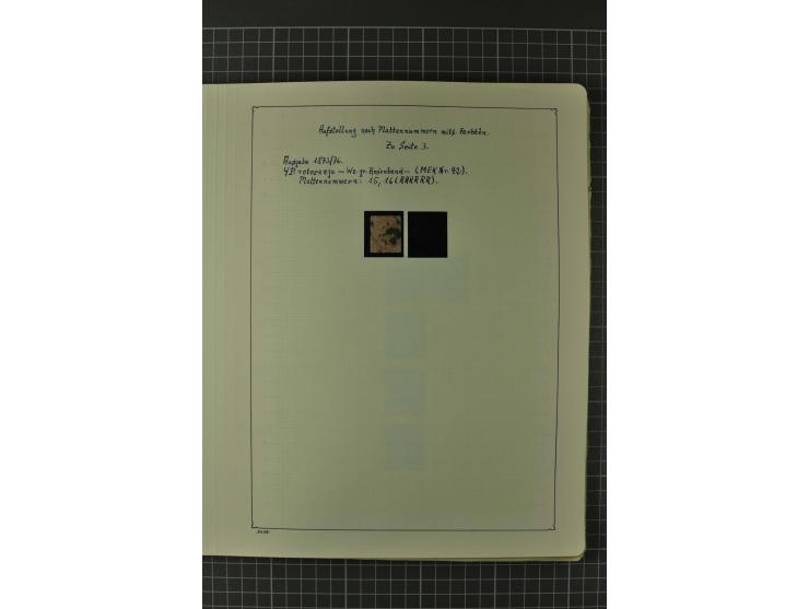 1840/1960, vorwiegend gestempelte Sammlung mit vielen guten Ausgaben, dabei Mi.-Nr. 1(3), 2 im Paar und als Dreierstreifen, M