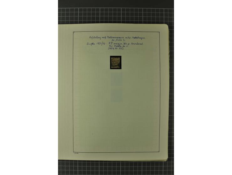 1840/1960, vorwiegend gestempelte Sammlung mit vielen guten Ausgaben, dabei Mi.-Nr. 1(3), 2 im Paar und als Dreierstreifen, M
