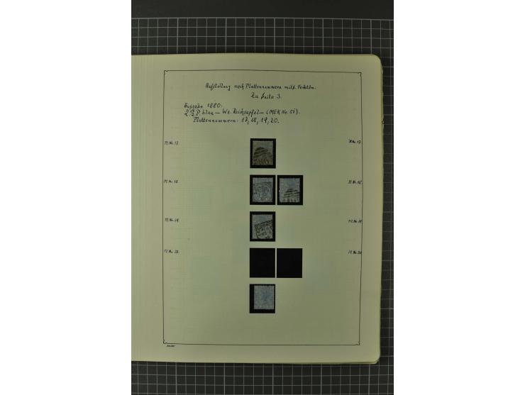 1840/1960, vorwiegend gestempelte Sammlung mit vielen guten Ausgaben, dabei Mi.-Nr. 1(3), 2 im Paar und als Dreierstreifen, M