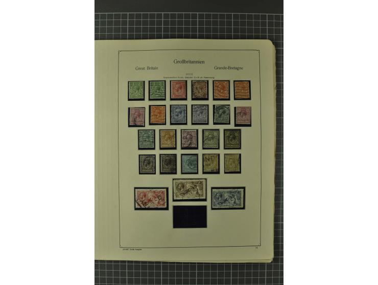 1840/1960, vorwiegend gestempelte Sammlung mit vielen guten Ausgaben, dabei Mi.-Nr. 1(3), 2 im Paar und als Dreierstreifen, M
