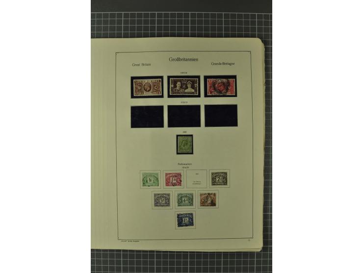 1840/1960, vorwiegend gestempelte Sammlung mit vielen guten Ausgaben, dabei Mi.-Nr. 1(3), 2 im Paar und als Dreierstreifen, M