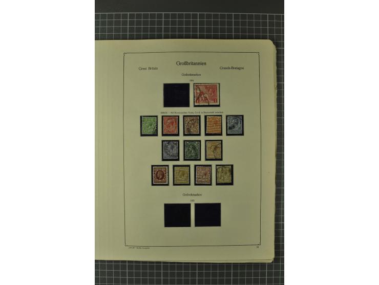 1840/1960, vorwiegend gestempelte Sammlung mit vielen guten Ausgaben, dabei Mi.-Nr. 1(3), 2 im Paar und als Dreierstreifen, M
