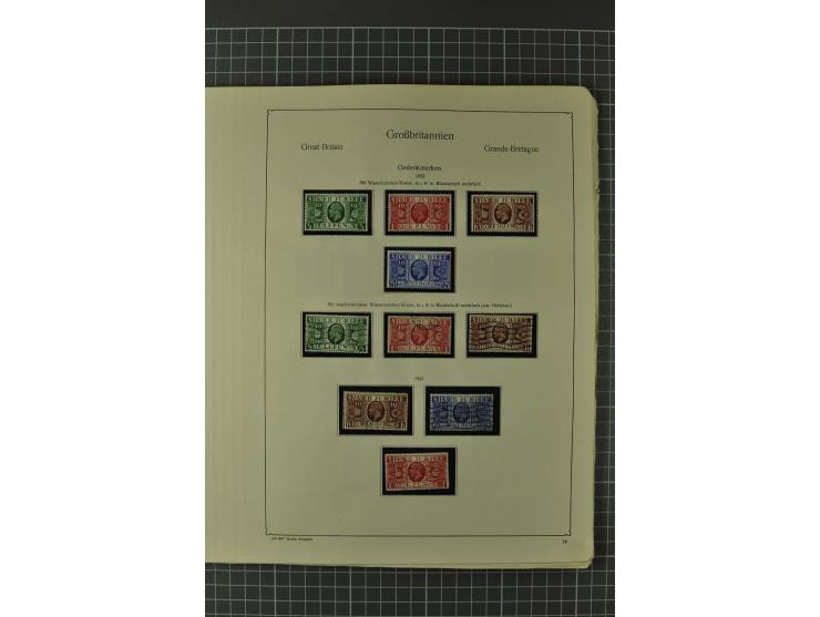 1840/1960, vorwiegend gestempelte Sammlung mit vielen guten Ausgaben, dabei Mi.-Nr. 1(3), 2 im Paar und als Dreierstreifen, M