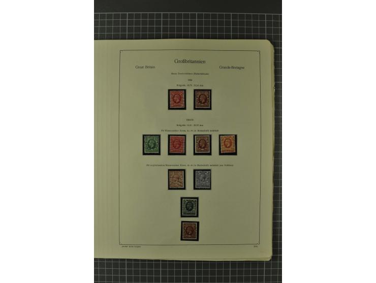 1840/1960, vorwiegend gestempelte Sammlung mit vielen guten Ausgaben, dabei Mi.-Nr. 1(3), 2 im Paar und als Dreierstreifen, M