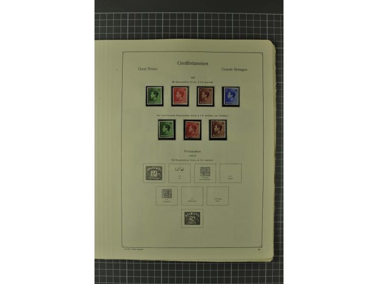 1840/1960, vorwiegend gestempelte Sammlung mit vielen guten Ausgaben, dabei Mi.-Nr. 1(3), 2 im Paar und als Dreierstreifen, M