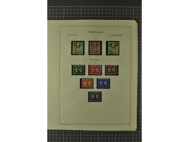 1840/1960, vorwiegend gestempelte Sammlung mit vielen guten Ausgaben, dabei Mi.-Nr. 1(3), 2 im Paar und als Dreierstreifen, M