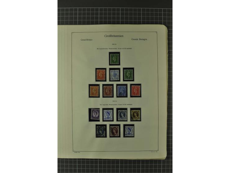 1840/1960, vorwiegend gestempelte Sammlung mit vielen guten Ausgaben, dabei Mi.-Nr. 1(3), 2 im Paar und als Dreierstreifen, M